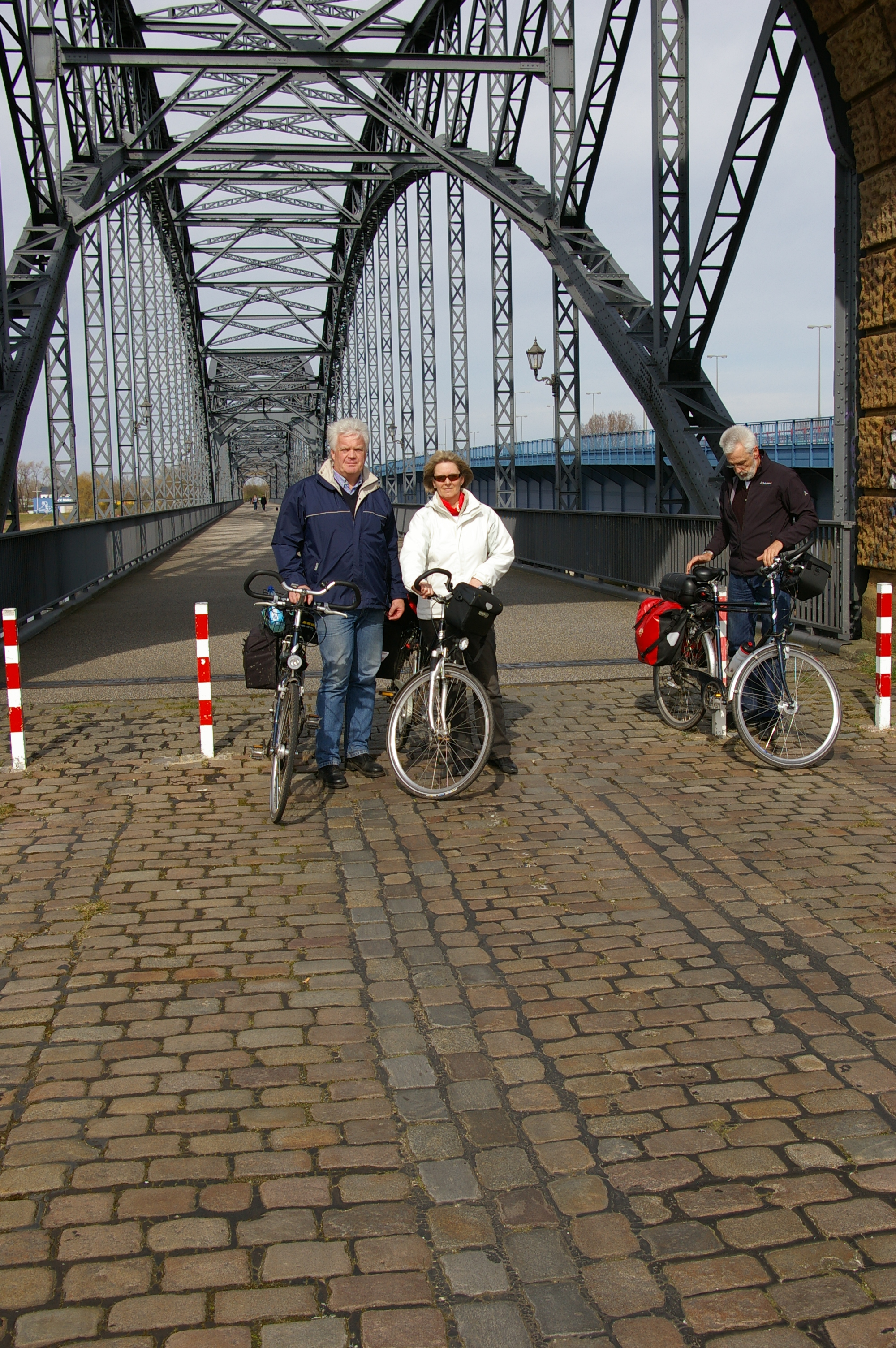 Fahrradtour Bremen Hamburg März 2008 Amelix