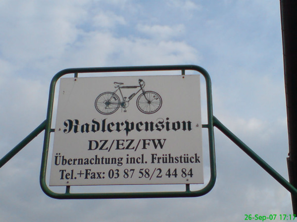 Bild :Radierquartier Dömitz Fahrrad Amelix